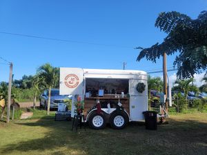 Coffee truck #Veganuary at Farm To Barn in Haleiwa