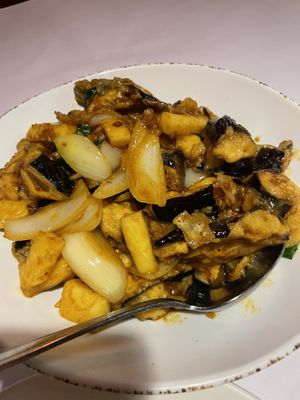Crispy eggplant   at Tommy Thai in Mountain View