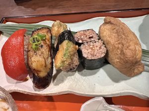 Sushi (vegan natürlich)  at Acai in Kashihara