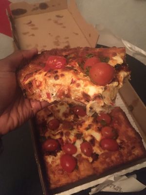 1 slice of vegan pie at Square Pie Guys in San Francisco