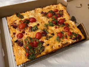 Samin's Vegan Pizza at Square Pie Guys in San Francisco