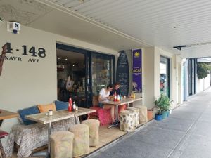 outside at Funky Pies in Bondi Beach
