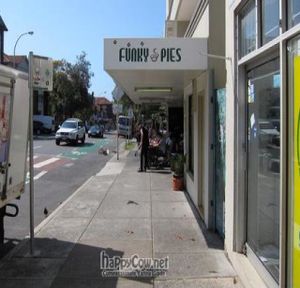 Front at Funky Pies in Bondi Beach