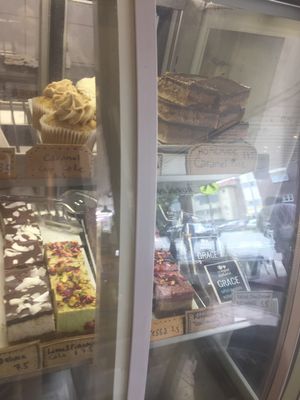 dessert selection at Funky Pies in Bondi Beach