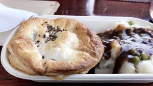 Good pies at Funky Pies in Bondi Beach