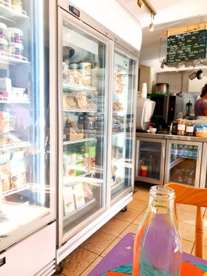 Vegan frozen goods at Funky Pies in Bondi Beach