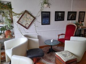 Inside at La Cigale Voyageuse in Granville