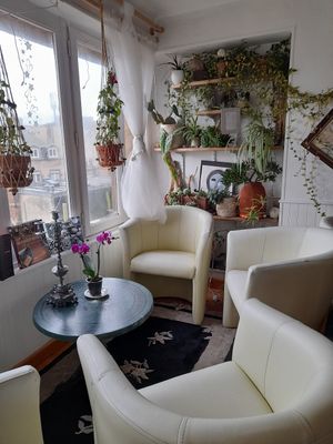 Inside at La Cigale Voyageuse in Granville