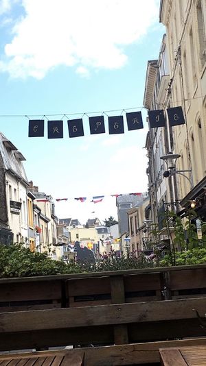 Area outside  at La Cigale Voyageuse in Granville