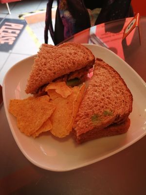 Kids sandwich at Baobab Cafe in Loughborough