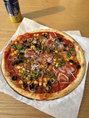   at Blaze Pizza in Manama