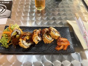 Vegan Tempura roll  at Power Sushi in Bad Vilbel
