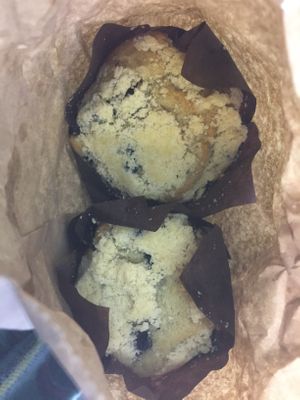 Fruit muffins  at Market Grounds Coffee Bar in Ashton-under-lyne