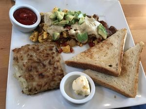 Brunch special   at Real Food Daily in West Hollywood