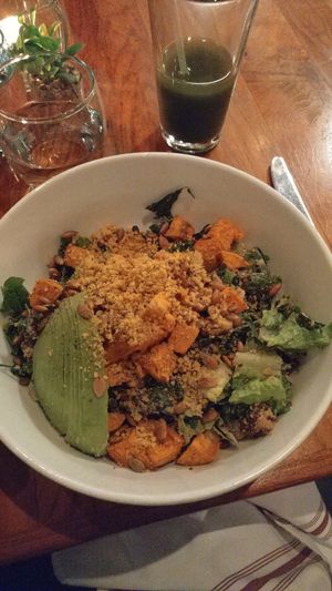 >Real Food Salad at Real Food Daily in West Hollywood