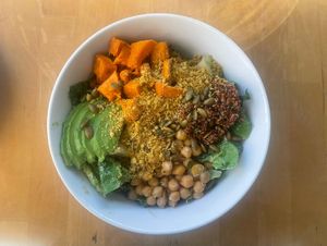   at Real Food Daily in West Hollywood