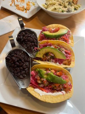 "Fish" tacos at Real Food Daily in West Hollywood