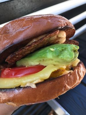 Breakfast Sammie at Real Food Daily in West Hollywood