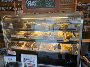 Bakery case at Real Food Daily in West Hollywood