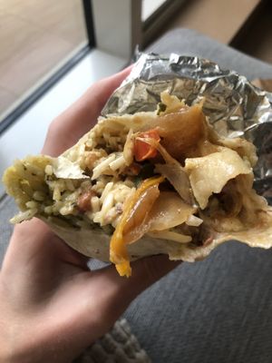 Chargrilled pepper burrito   at Taqado in Abu Dhabi