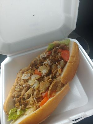 Vegan Philly cheesesteak at Speedway Cafe in Dover