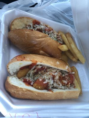 Vegan “chicken” Parmesan at Speedway Cafe in Dover
