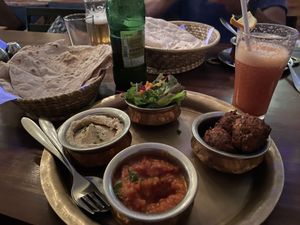 Falafel  at OR2K in Kathmandu