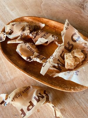 Vegan florentins at Orange County Cafe in Tondabayashi