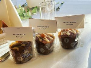 Gluten-free vegan muffin  at Orange County Cafe in Tondabayashi