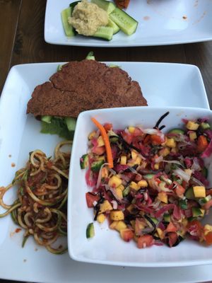 All the amazing food!! And no bites leftover!!! So delicious!!!  at Conejo Rojo in Ensenada