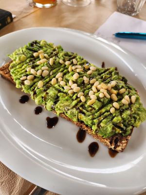 Avocado toast at Picnic in Kefalonia