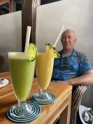 Refreshing drinks  at Chill Cafe in Ella