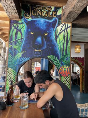 Inside  at Chill Cafe in Ella