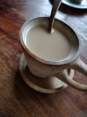 Coffee with coconut milk  at Chill Cafe in Ella