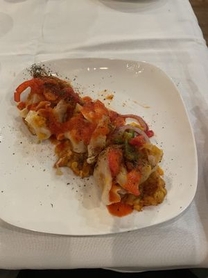 Vegan mantu  at Mantu in Richmond