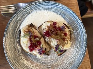 Baked celeriac  at Nimb Gemyse in Copenhagen