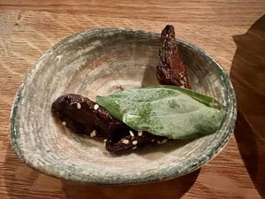 From December 2022 menu  at Nimb Gemyse in Copenhagen