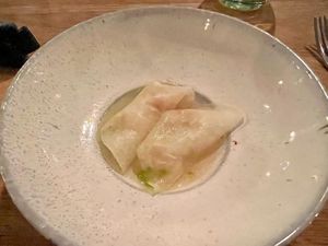 From December 2022 menu  at Nimb Gemyse in Copenhagen