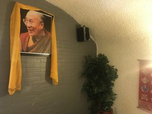 Dalai Lama at Le Yack in Clermont-ferrand