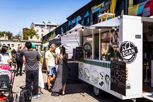 Vegstop.lv Food Truck at Vegstop in Riga