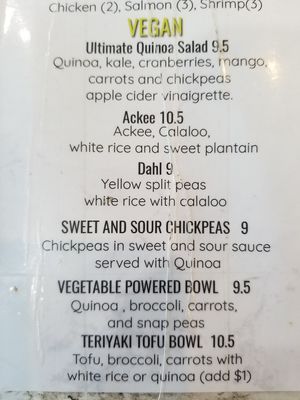 Really good dishes at Jojo's Juice Bar in Valley Stream