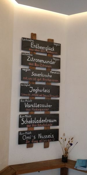 Menu (June 2023) at Oecher Eis-Treff in Aachen
