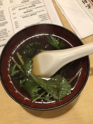 Starter veggie broth at The Jitsu in Dunedin
