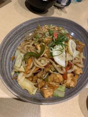 Tofu yaki udon! at The Jitsu in Dunedin