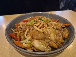 Yakiudon at The Jitsu in Dunedin