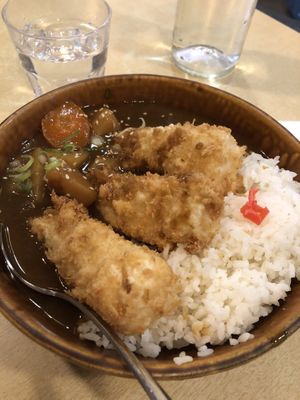 Vegan tofu curry  at The Jitsu in Dunedin