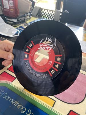 Kids menu at S&B's Burger Joint in Oklahoma City