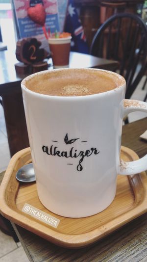 biggest chai in the world at Alkalizer in Campbelltown