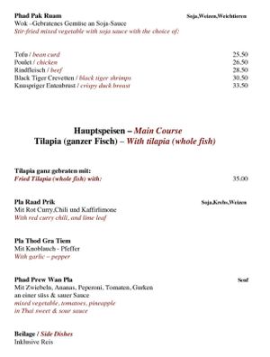   at Ruan Siam in Baar