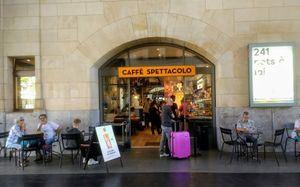 Store Front at Caffe Spettacolo in Lausanne